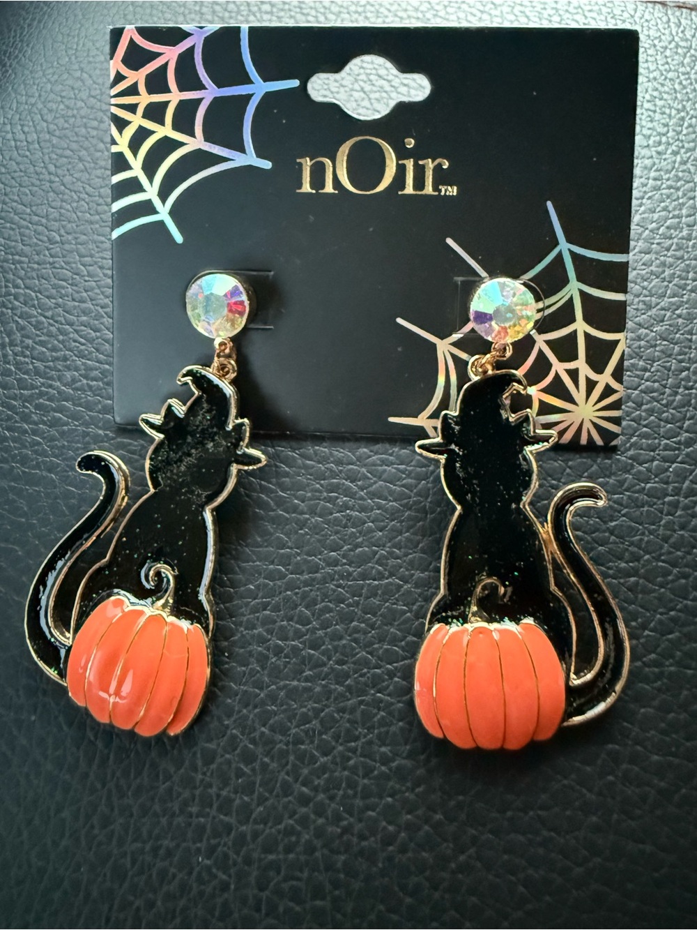 Black Cat Earrings